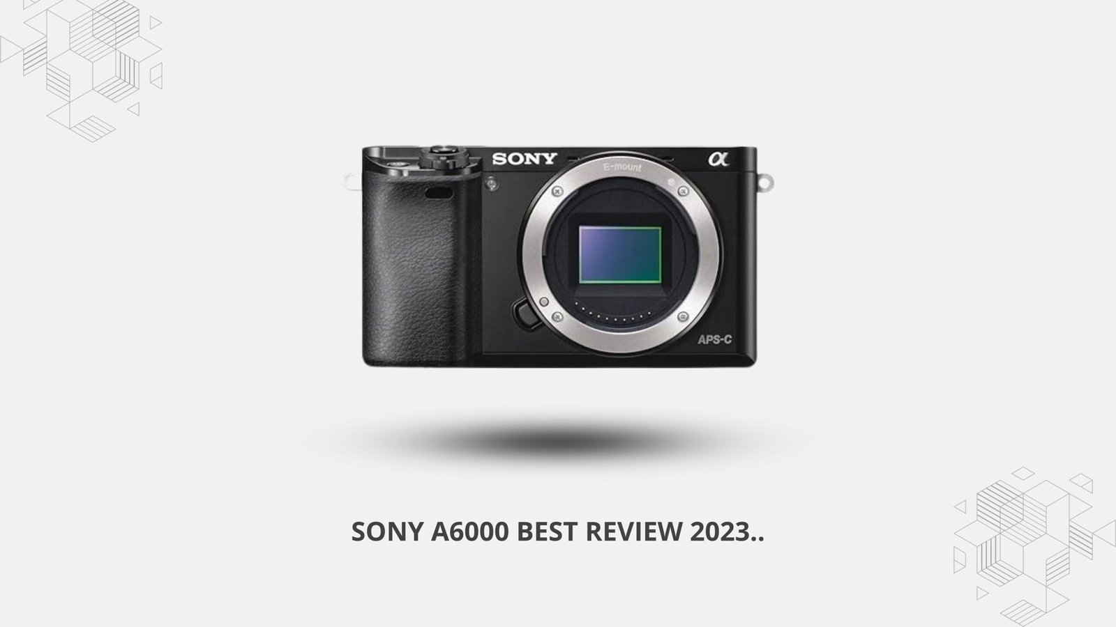 sony a6000