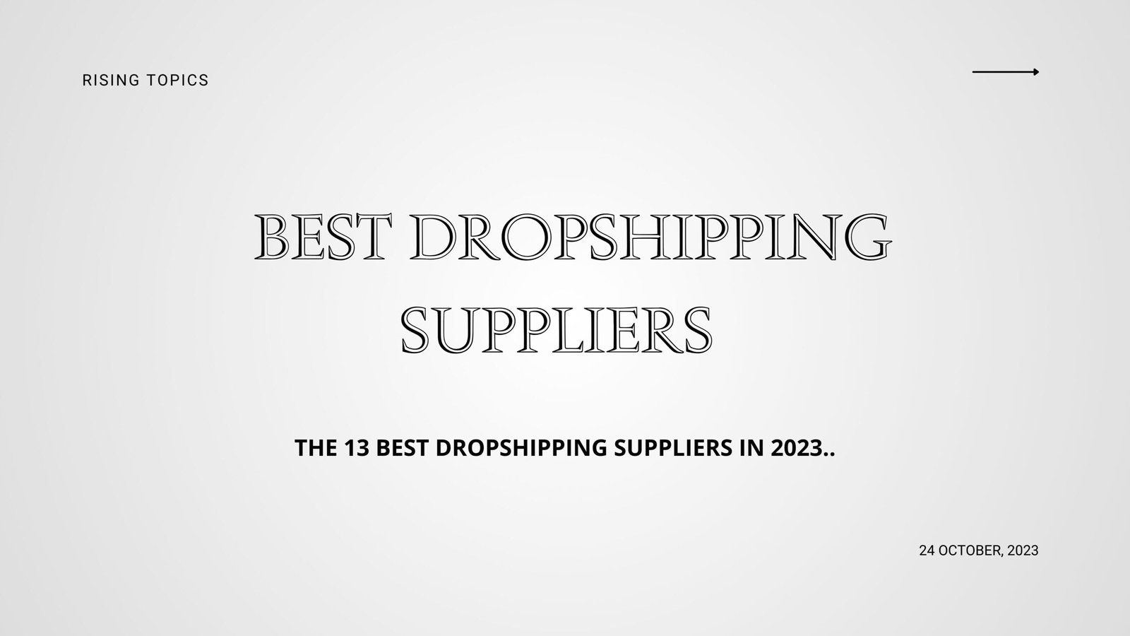 dropshipping suppliers