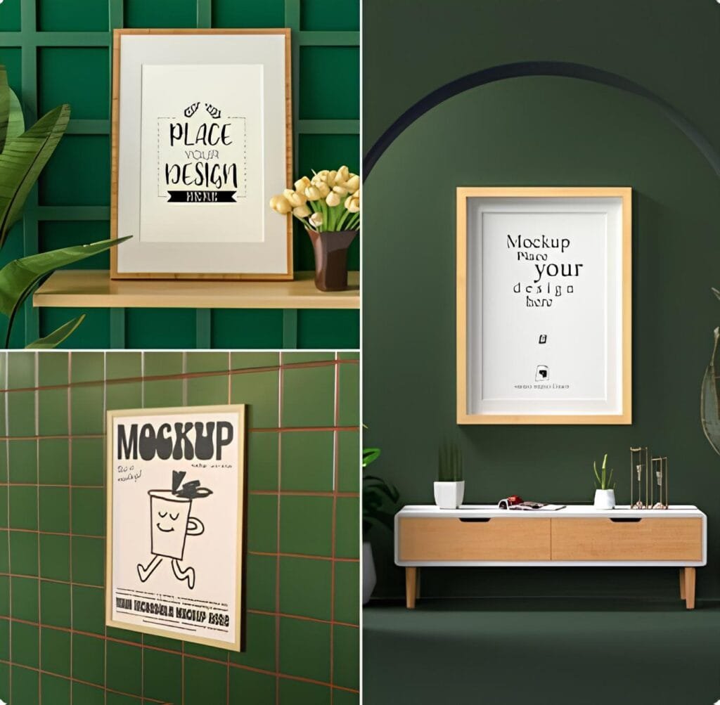 Wall Frames Mockups