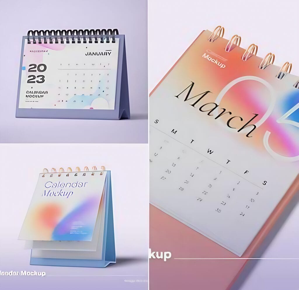 Calendar Mockups